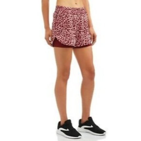 Avia Pants - AVIA Shorts Pink Leopard Athletic Jogging M